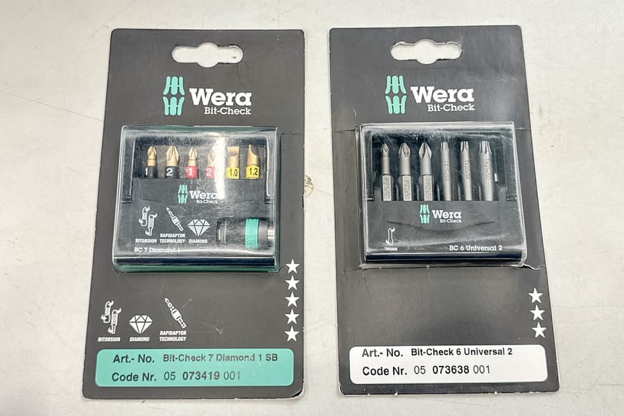 2 Bit-Sets Wera Bit-Check